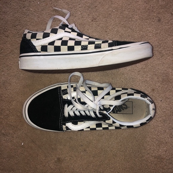 Checkerboard Vans - Picture 4 of 5